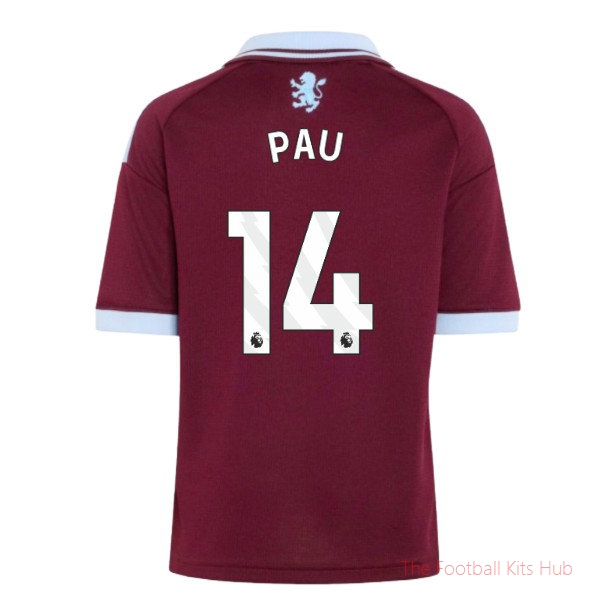 Supporters Elite Aston Villa 2026-2027 Home Shirt (Kids) (Pau 14)