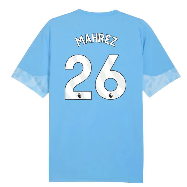 Man City 2025-2026 Jersey (Light Blue) (Mahrez 26) (Light Blue)