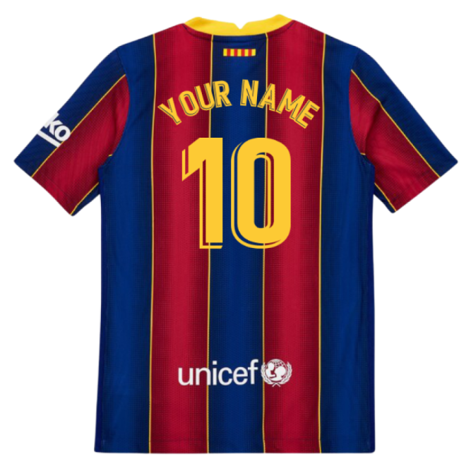2020-2021 Fcb Vapor Match Home Kit (kids) (your Name) - Concept Creation