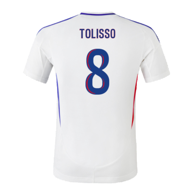 Tolisso 8 Rare Lyon Home Limited Shirt 2024-2025