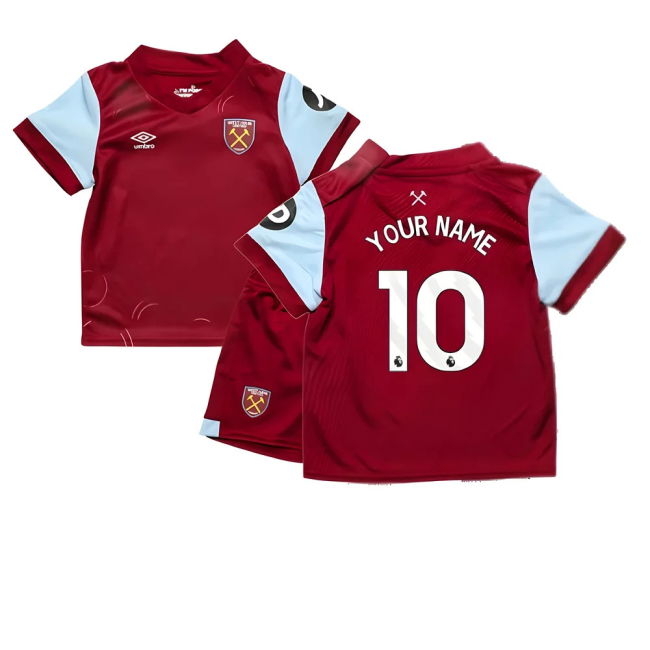 West Ham official style Home Kit 2023-2024 (Baby