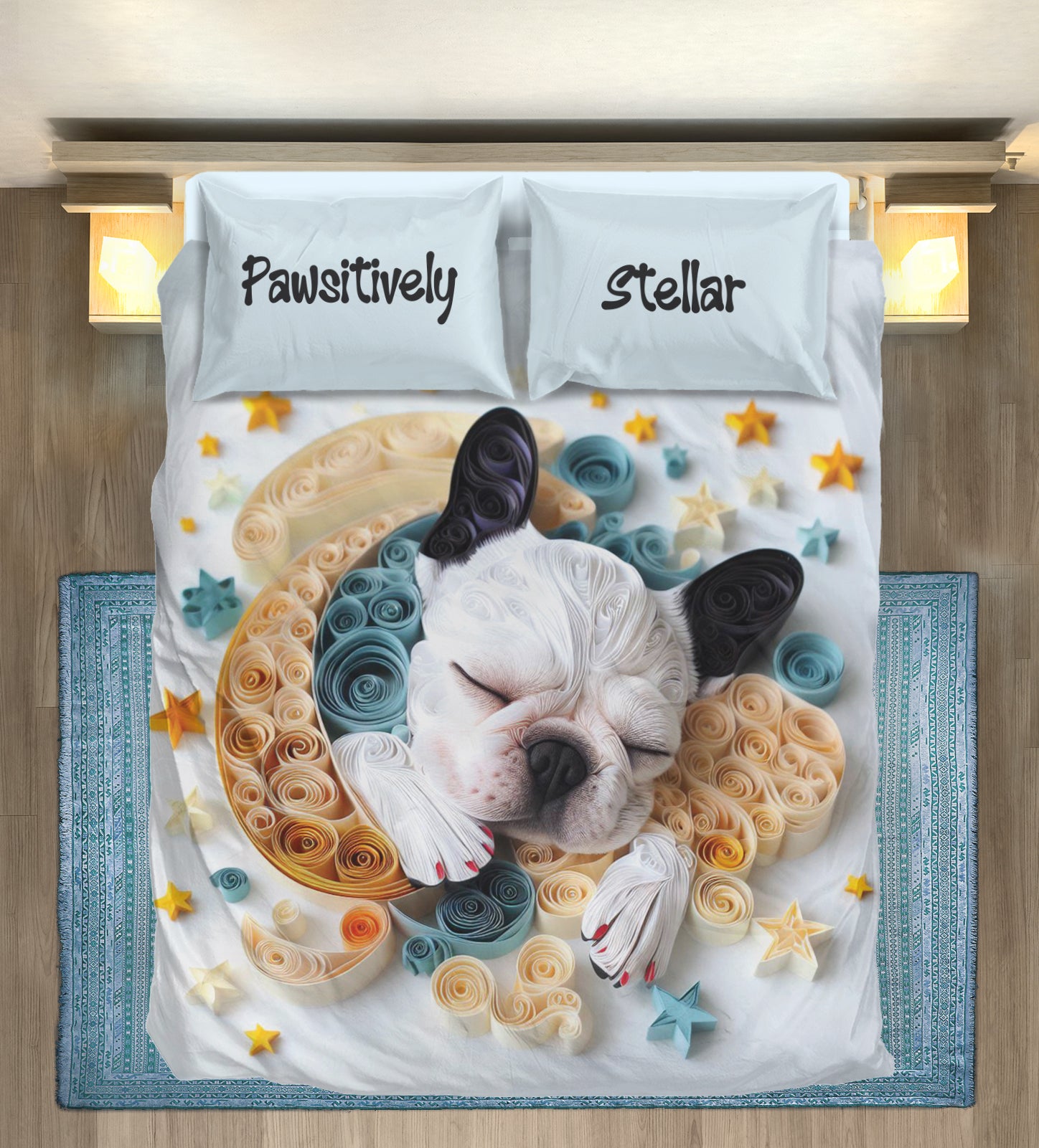 French Bulldog Pip Bedding Set Cute Frenchie Essential
