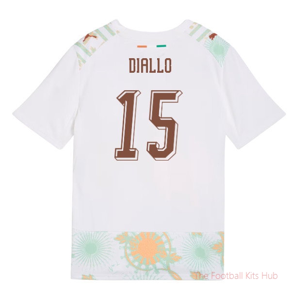 2026-2027 Ivory Coast Away Shirt (Kids) (Diallo 15)