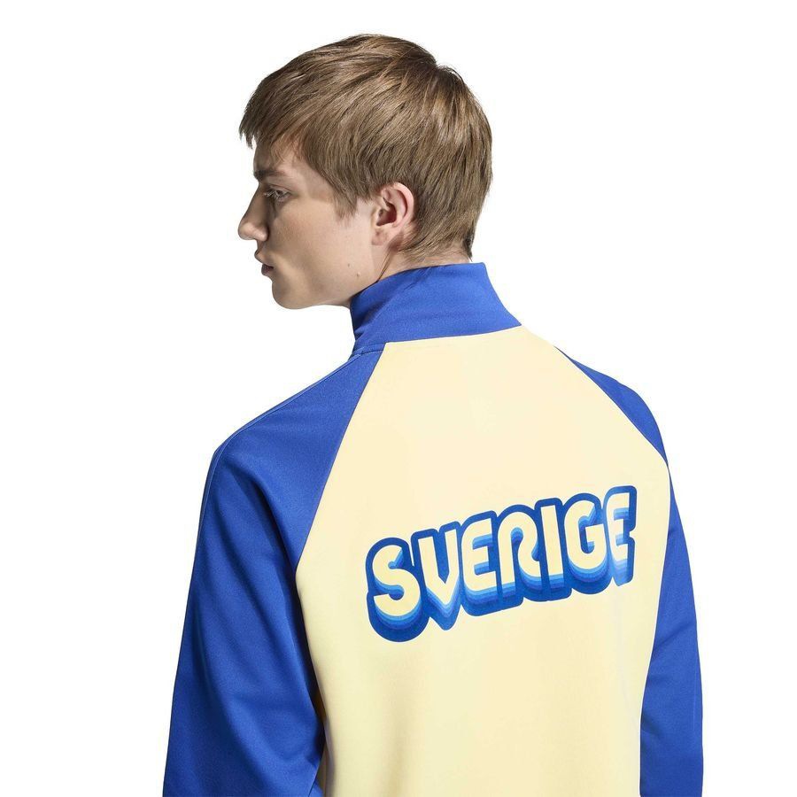 Sweden Track Top OG World Cup 2026 - Almost Yellow/Royal Blue