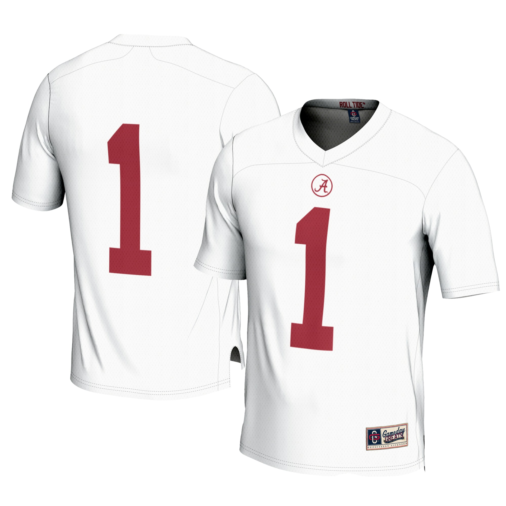 [NJP] Alabama Crimson Tide GameDay Greats Football Jersey - White