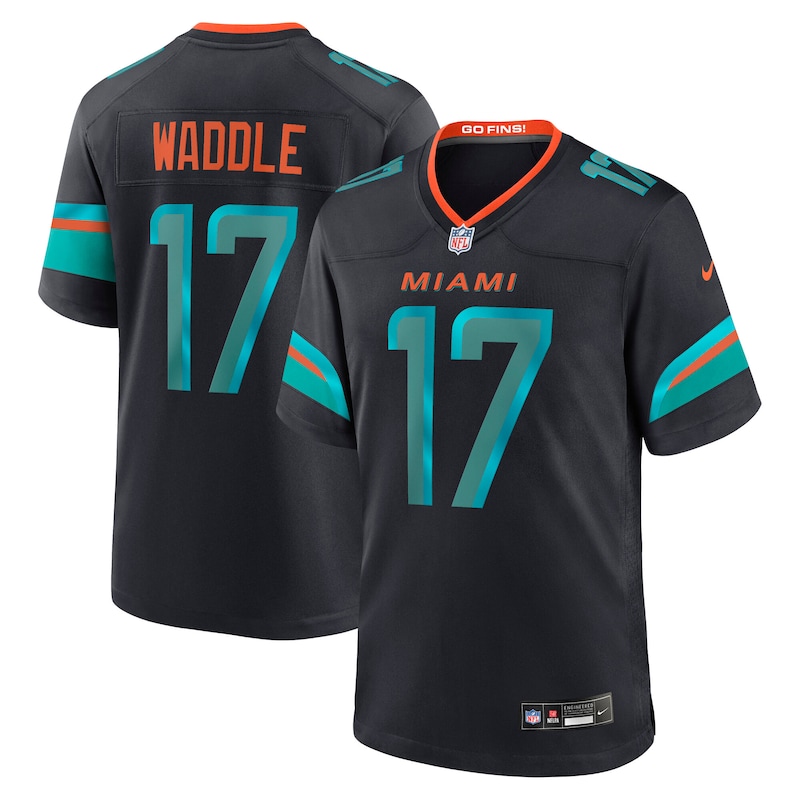None Jaylen Waddle MIA Dolphins Official Team Spirit Wear Game Day Wea