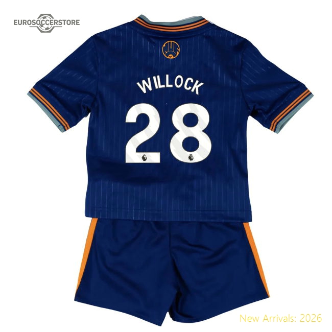 Durable Newcastle Mini Willock Jersey 2025-2026 Quick-dry