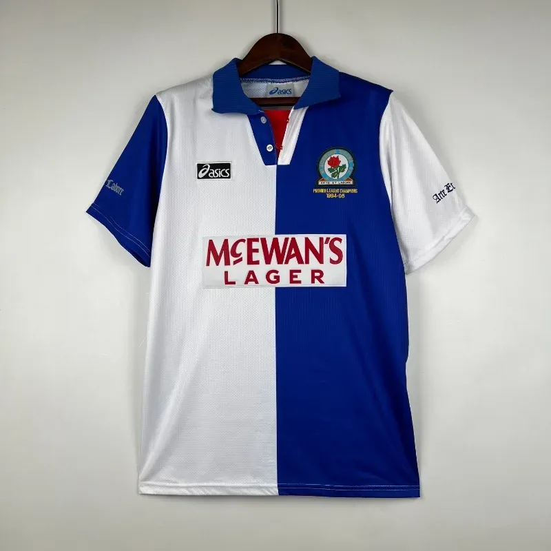 Cheap 1994-1995 Blackburn Rovers Jersey retro kit