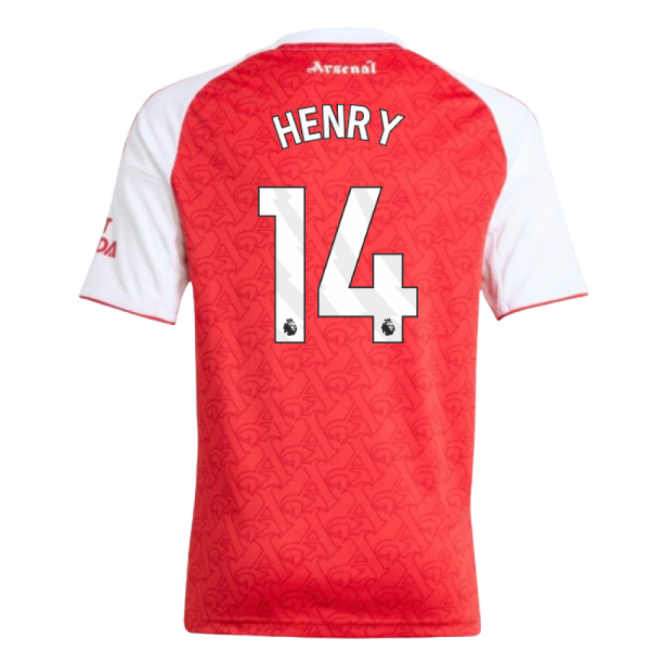 2025-2026 Arsenal Home Shirt (Kids) (Henry 14) - premium