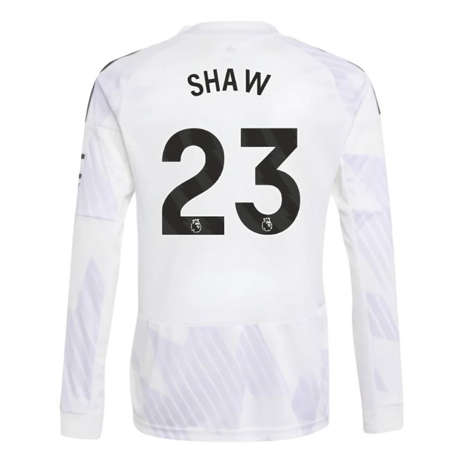 Elite Performance Avid Football Man Utd Long Sleeve Away Shirt Kid...