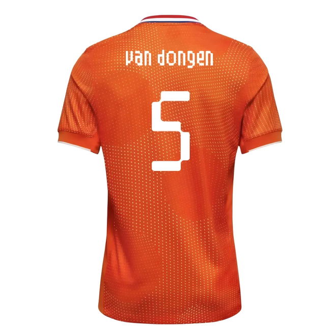 2025-2026 Netherlands Womens Team Shirt (Kids) (Van Dongen 5)