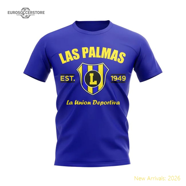 Luxury Las Palmas Established Football T-shirt (blue) - Concept Creation