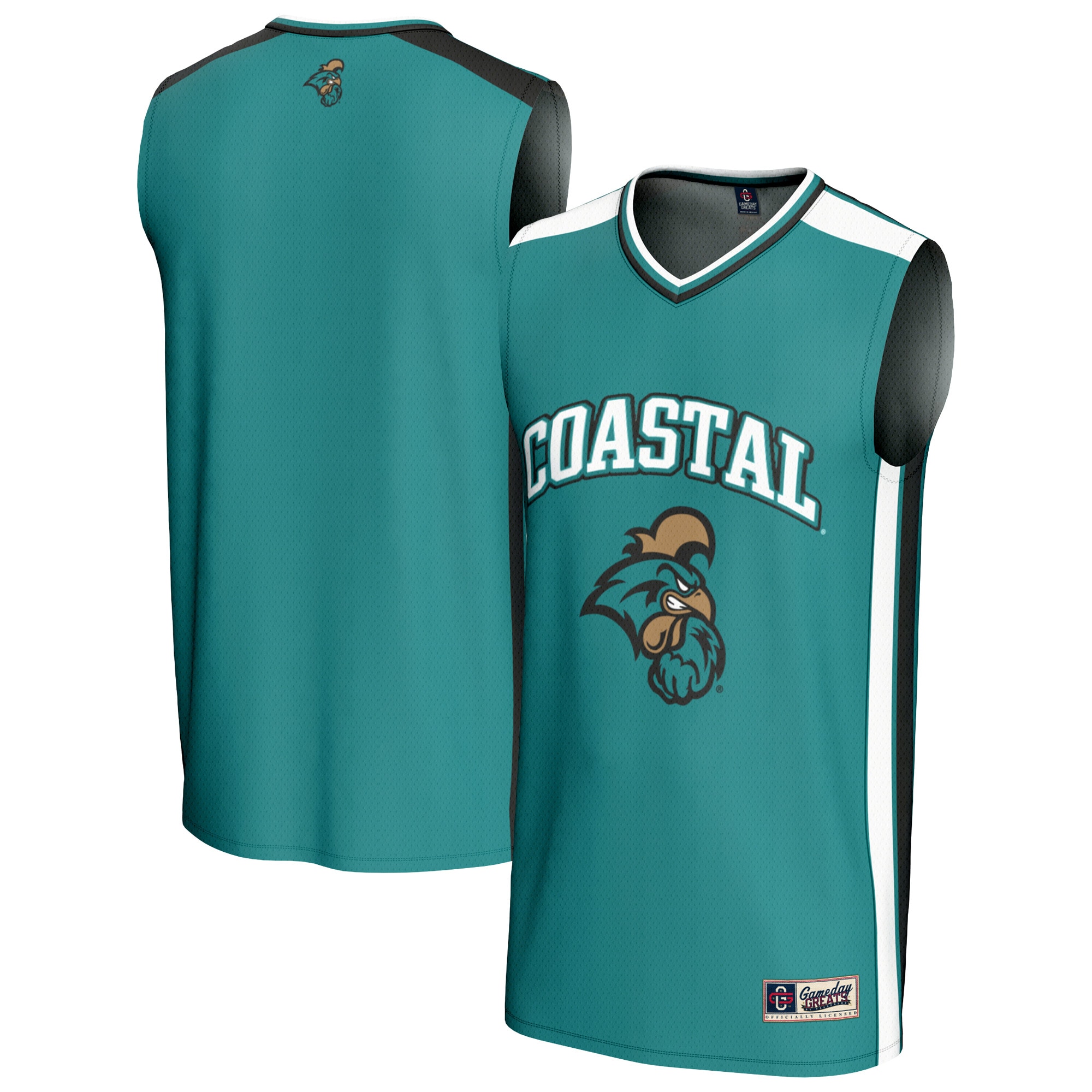 [NJP] Coastal Carolina Chanticleers GameDay Greats Basketball Jersey - Teal