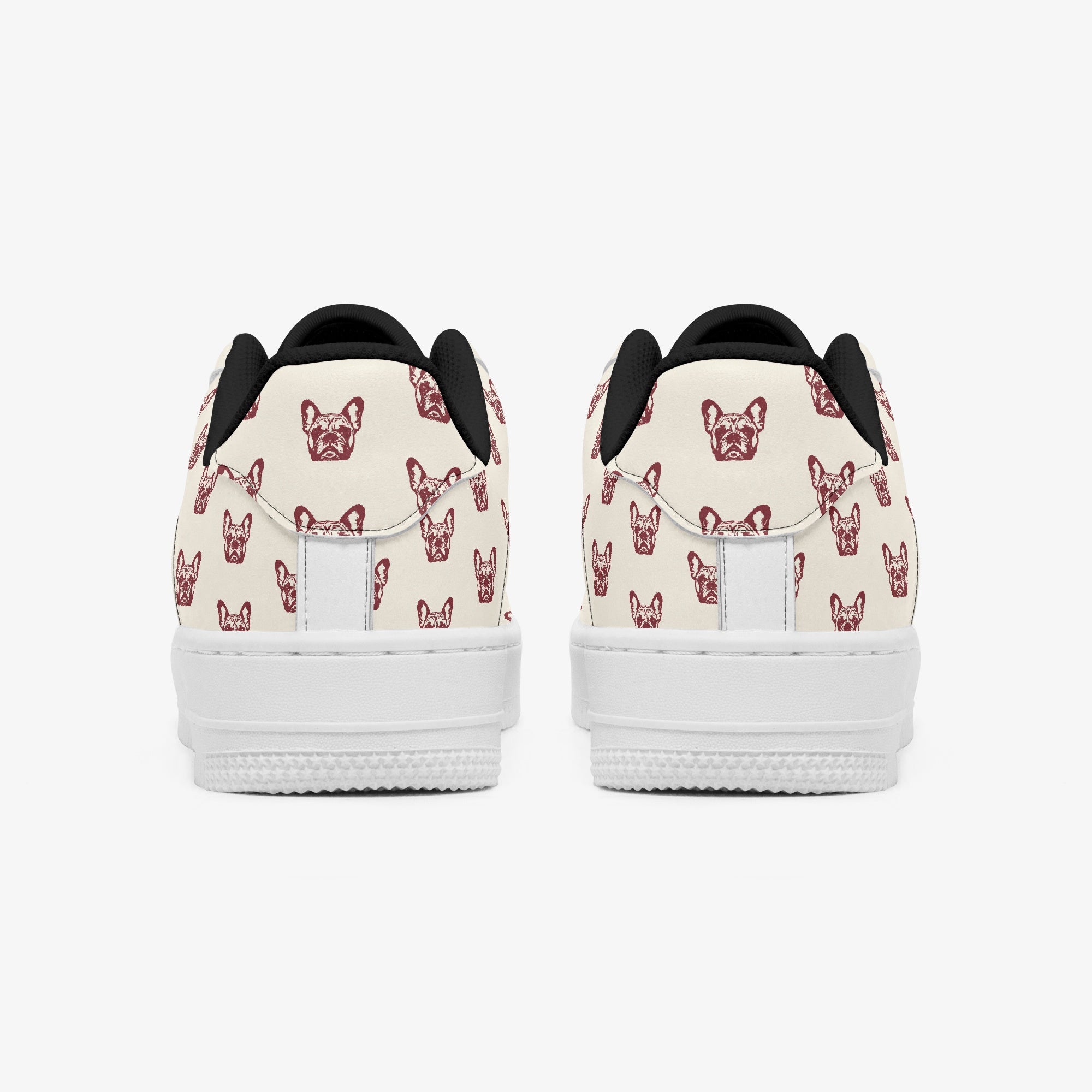 Checkers - Dog Owner Low-top Leather Sneakers Everyday Use