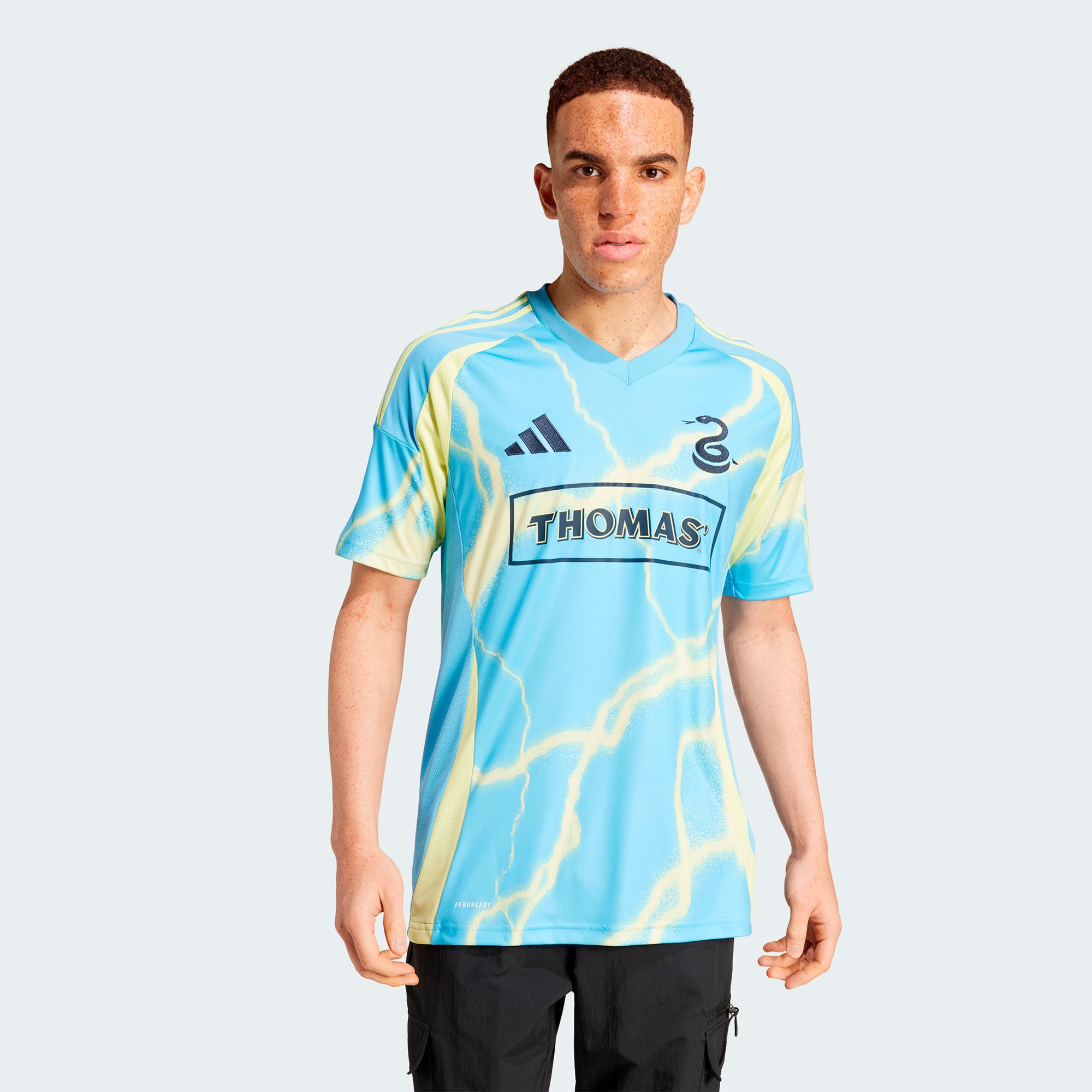 [SJH] Philadelphia Union 2025 The Voltage Kit Replica Jersey - Blue
