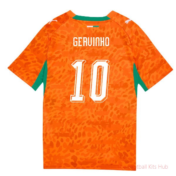 2026-2027 Ivory Coast Home Shirt (Kids) (Gervinho 10)