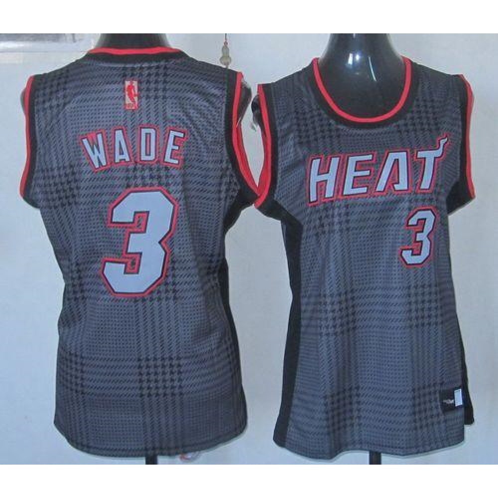 Budget-Friendly Men's Heat #3 Dwyane Black Basketball Jersey