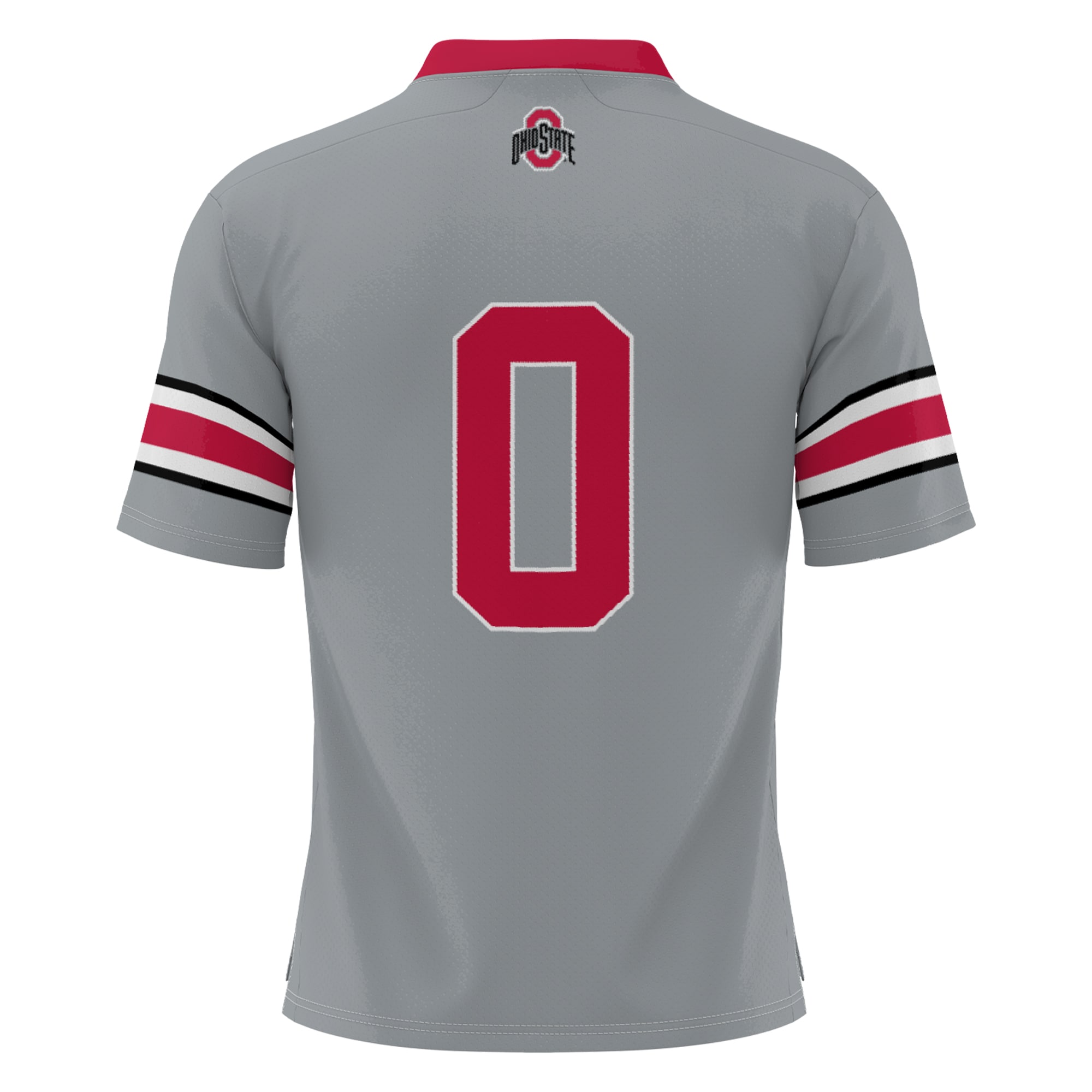 [NJP] Ohio State Buckeyes GameDay Greats Lightweight Lacrosse Jersey - Gray