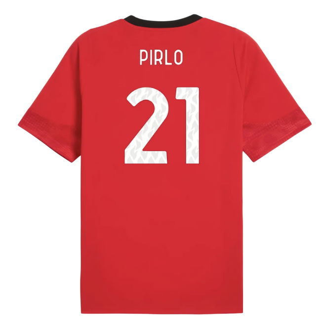 Pirlo 21 AC Milan Soccer Club Rare Piece Training Rare Jersey
