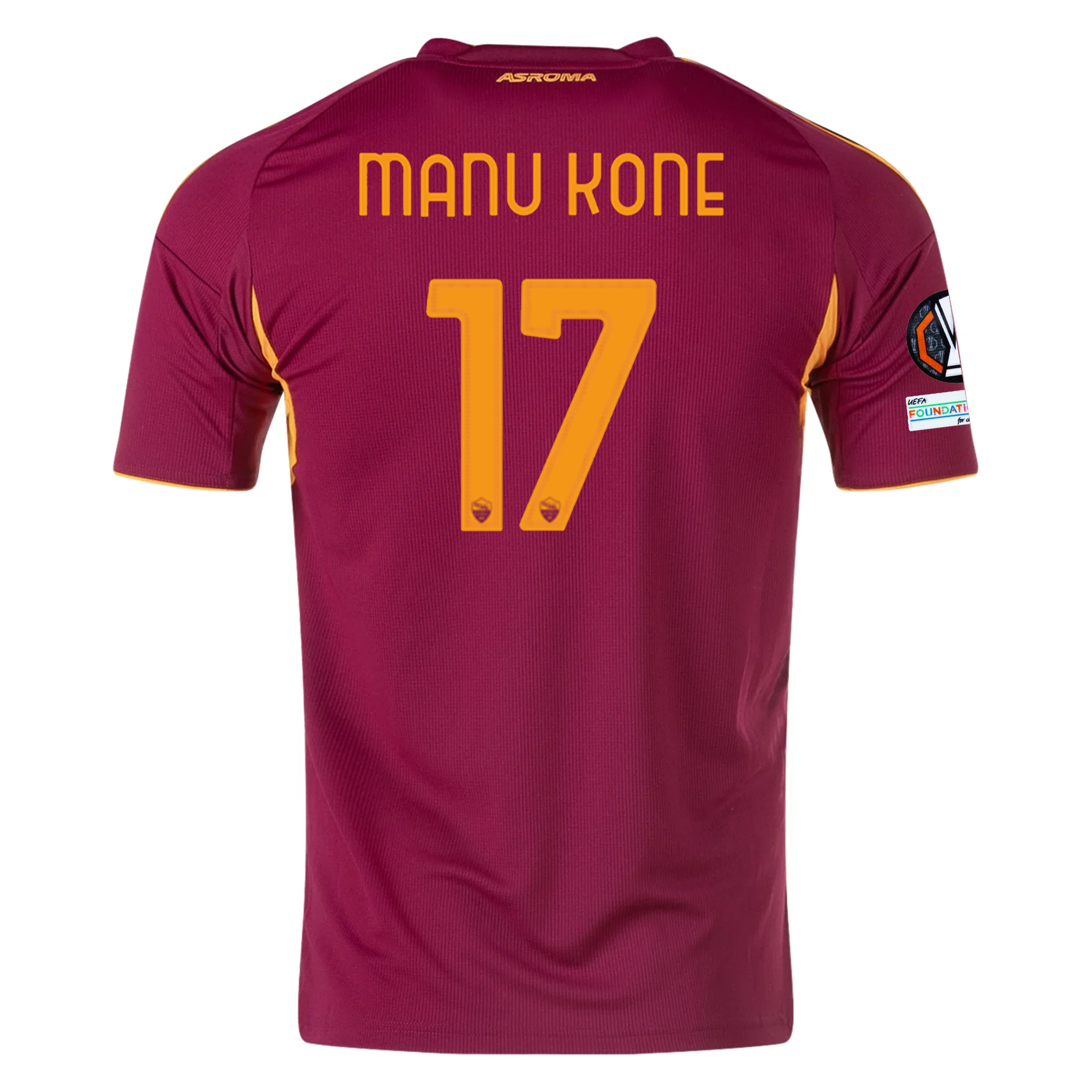 AS Roma Kone 2025-2026 UEL Home Jersey – Authentic Shirt