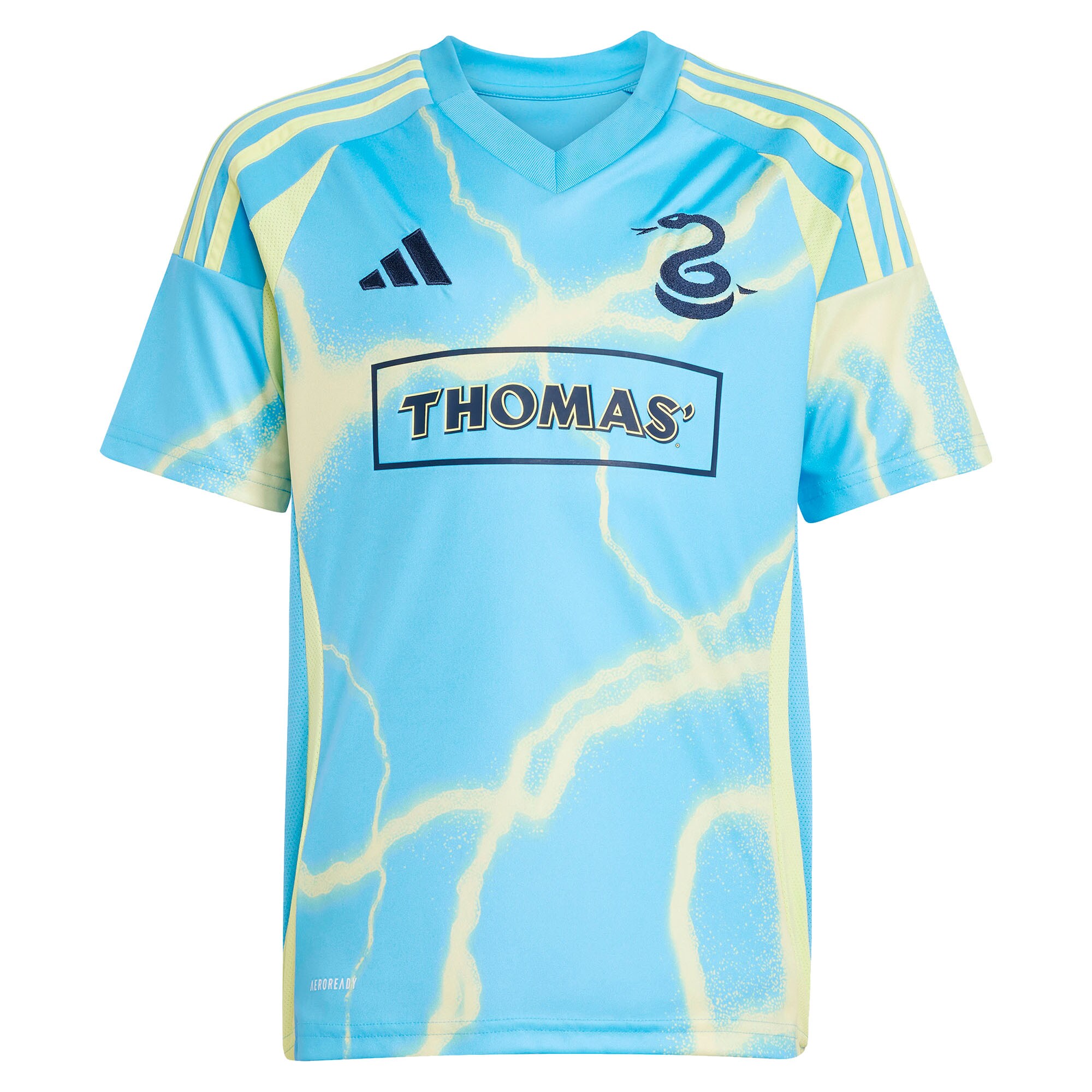[LK] Milan Iloski Philadelphia Union Youth 2025 The Voltage Kit Replica Jersey - Blue