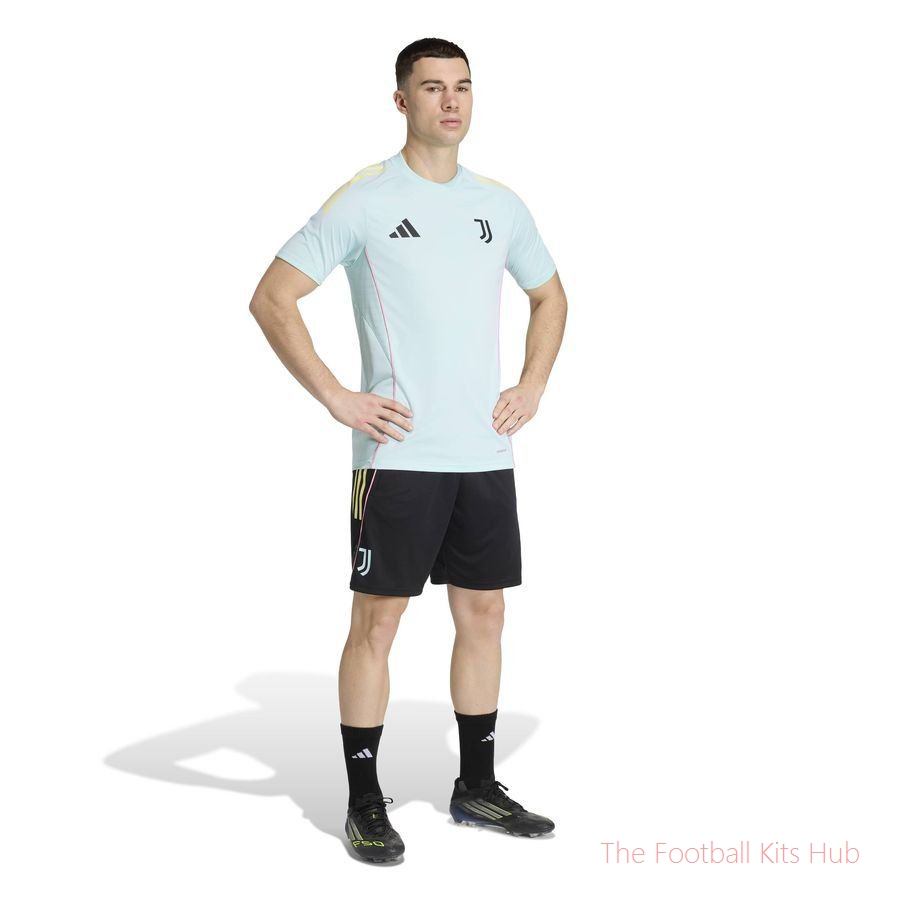 Juventus Training T-Shirt Tiro 25 - Semi Flash Aqua