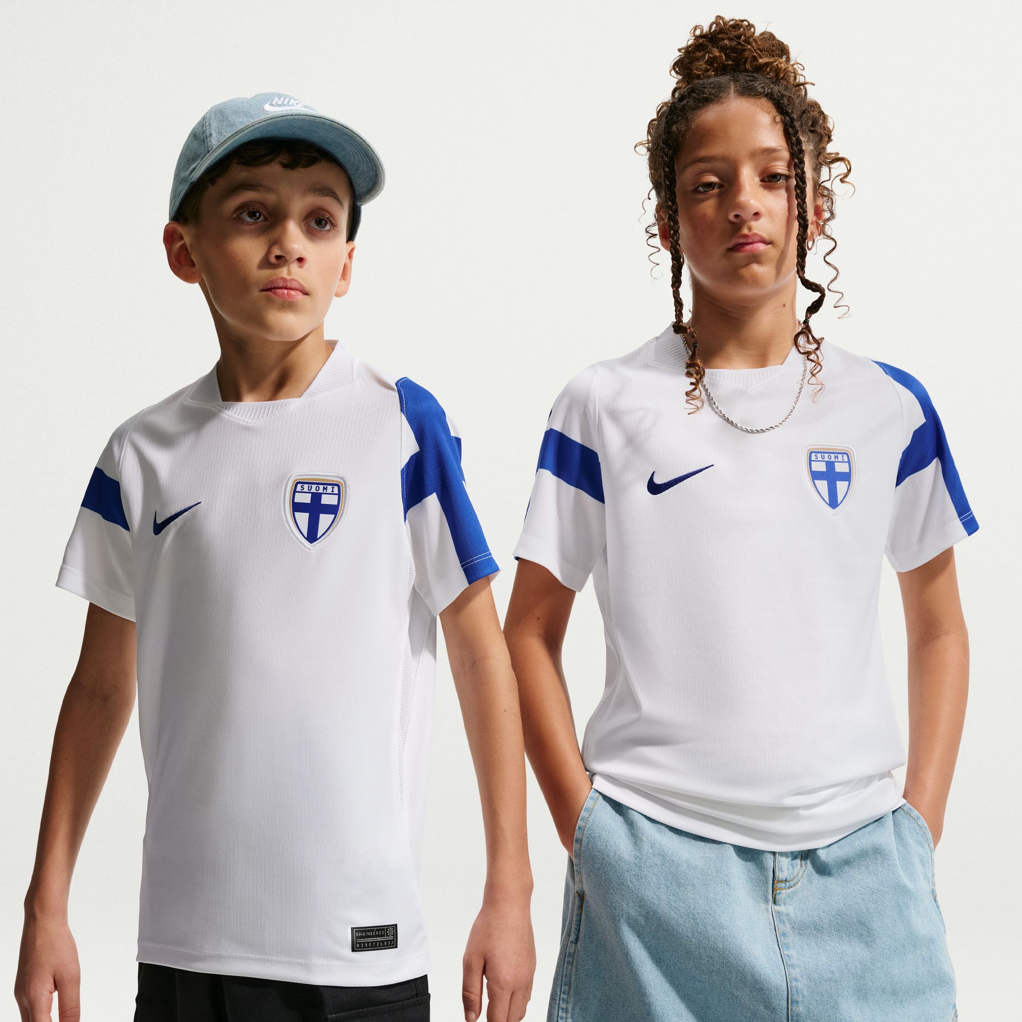 [JED] Finland National Team Youth 2026 Home Stadium Replica Jersey - White