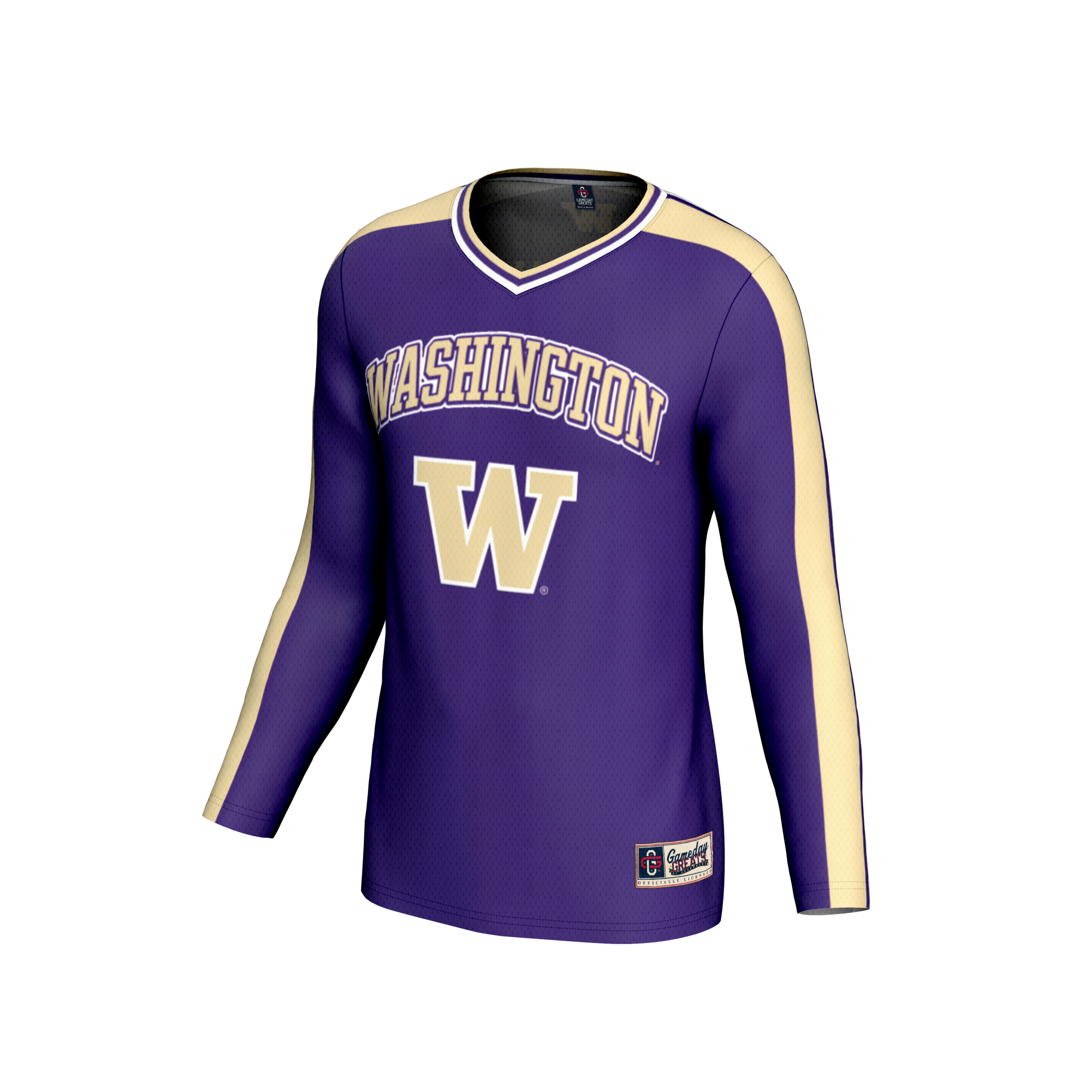 [DDG] Washington Huskies GameDay Greats Unisex NIL Pick-A-Player Collegiate Women's Volleyball Lightweight Fashion Jersey - Purple