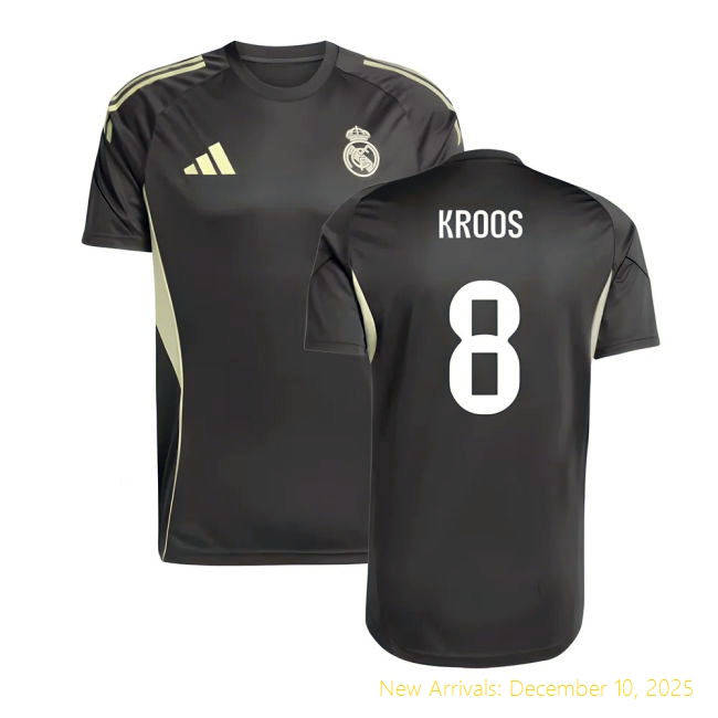 2025-2026 RM Real Madrid Training Top Grade Jersey (Utility Grey)