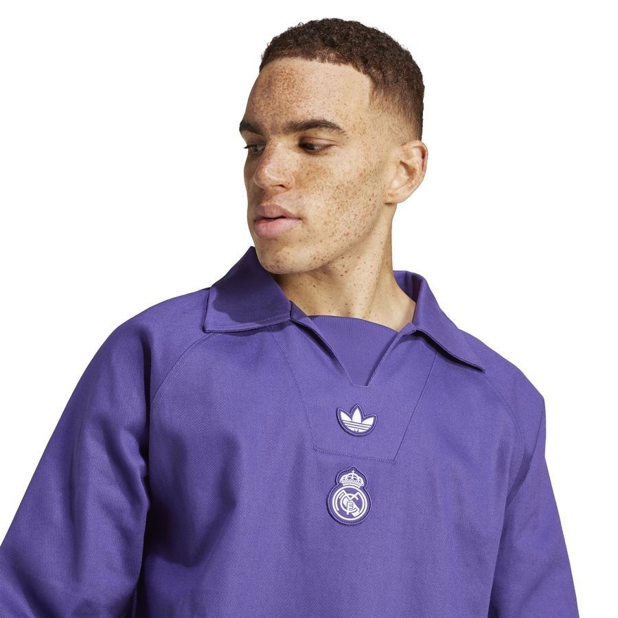 Real Madrid Shirt Drill Top Terrace Icons Unity Purple