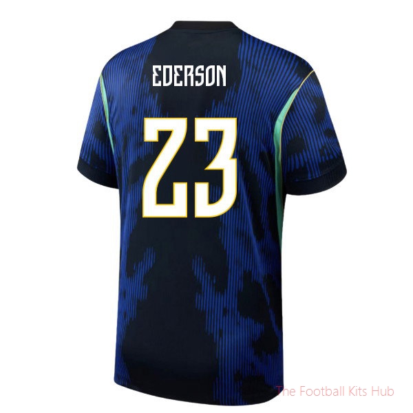 Breathable Replica Brazil 2026-2027 Away Shirt (Ederson 23)