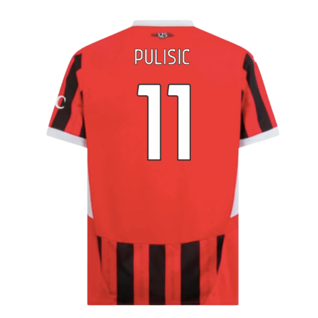 Match Replica AC Milan Home Supporter Shirt (Adults) (Pulisic 11)