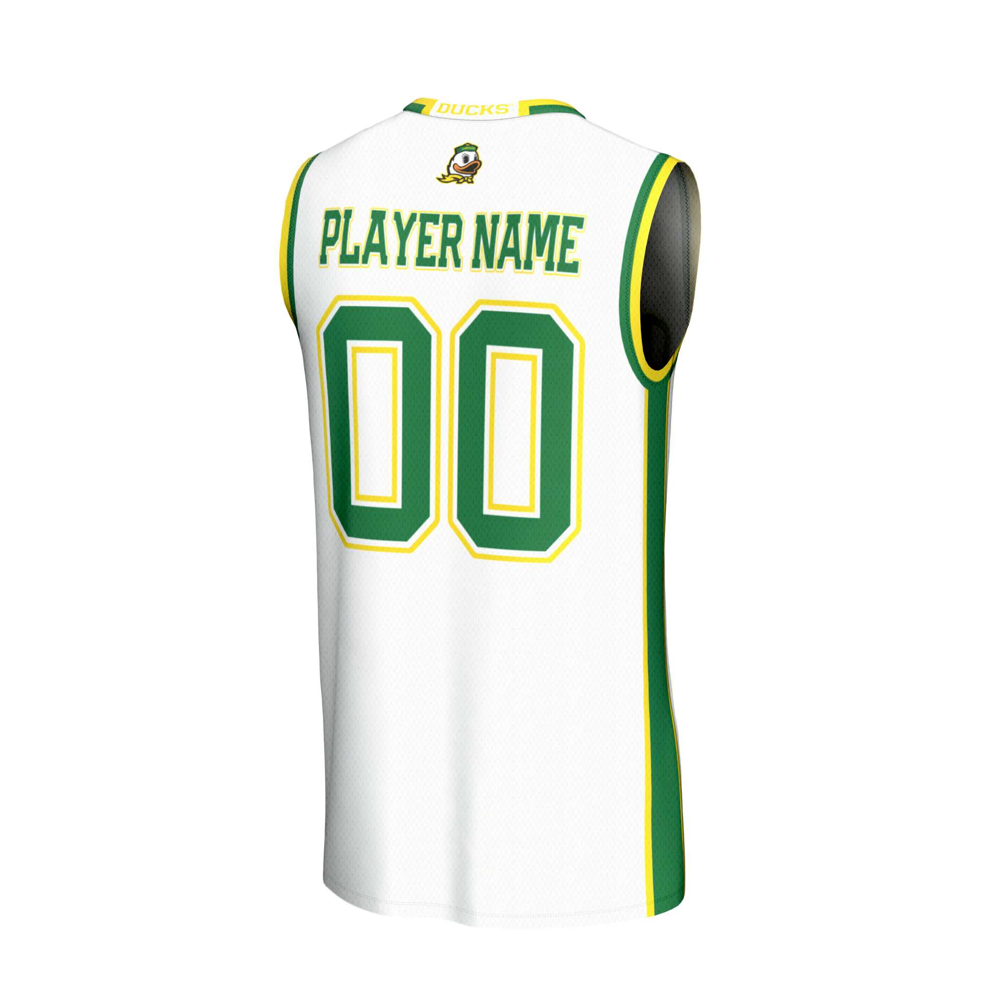 [NJP] Oregon Ducks GameDay Greats Youth Lightweight Collegiate Men's Basketball NIL Pick-A-Player Fashion Jersey - White