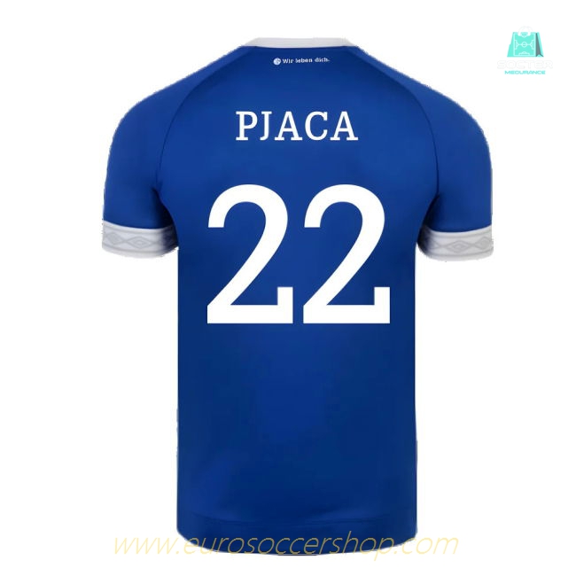 Schalke 2018-19 Home Shirt ((Mint) XXL) (Pjaca 22)