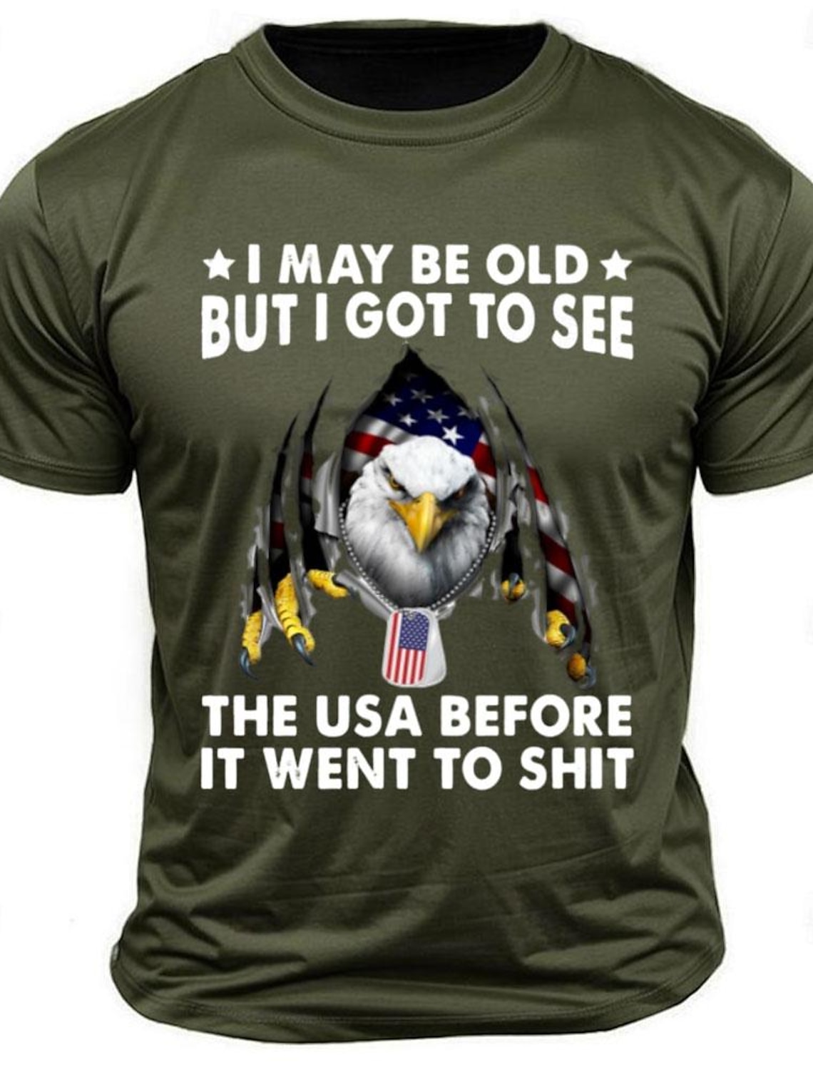 4th of July 2026 250th Memorial Day Men's Patriotic Patriot Veteran Crew Neck Short Sleeve T-Shirt Casual Sports Street