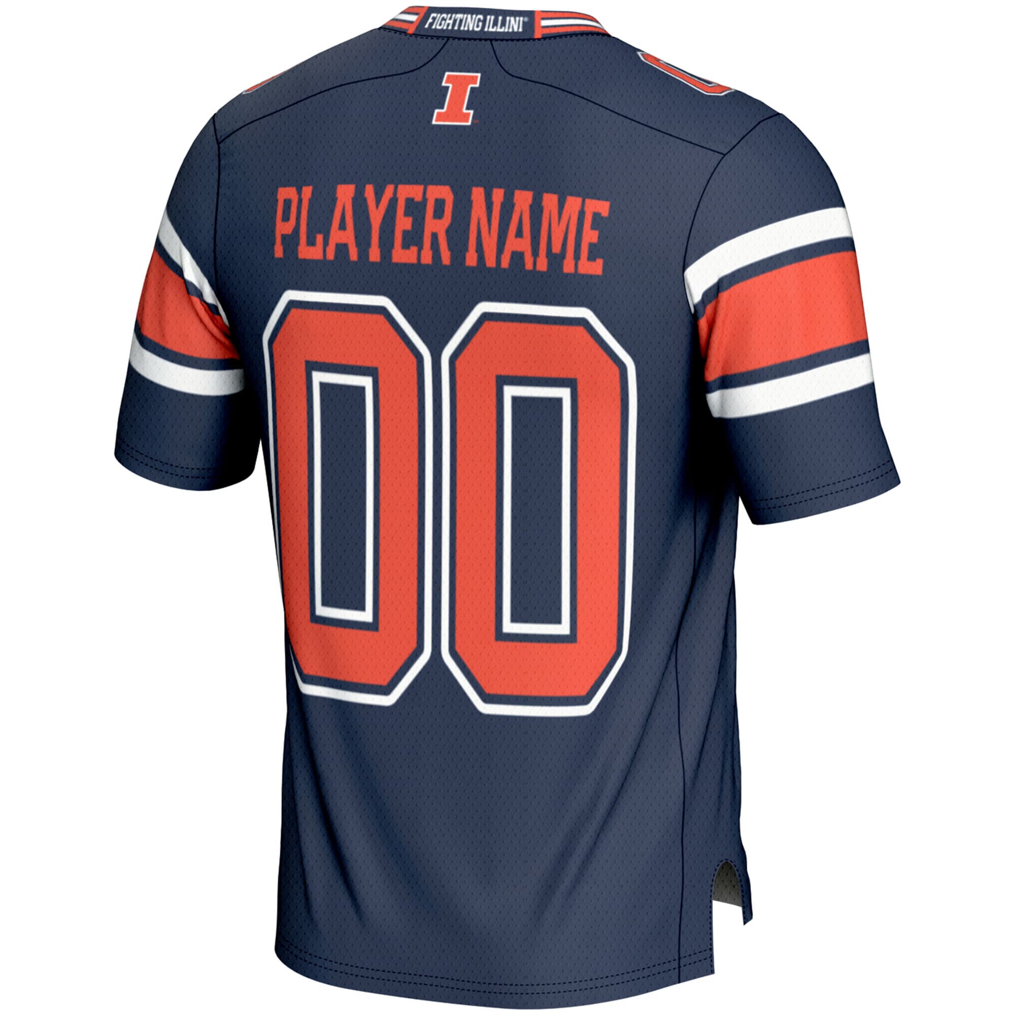 [NJP] Illinois Fighting Illini GameDay Greats Youth NIL Pick-A-Player Football Jersey - Navy
