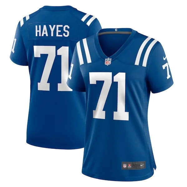 None Ryan Hayes Game Jersey - Royal | NFL Player Jersey | NFL Football