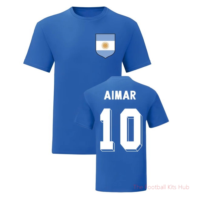 Pablo Aimar Argentina National Hero Tee (Blue)