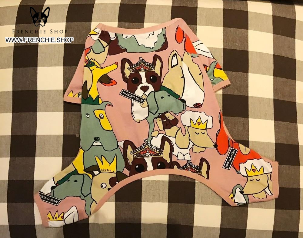 Frenchie Faces French Bulldog Summer Dress (w324) For Frenchie Pups