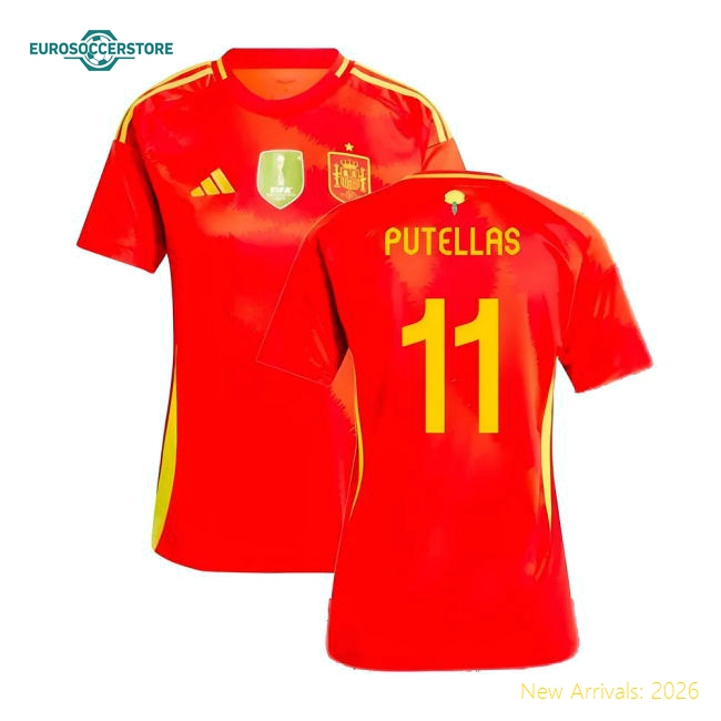 2024-2025 Spain Home Shirt (Ladies) (Putellas 11)