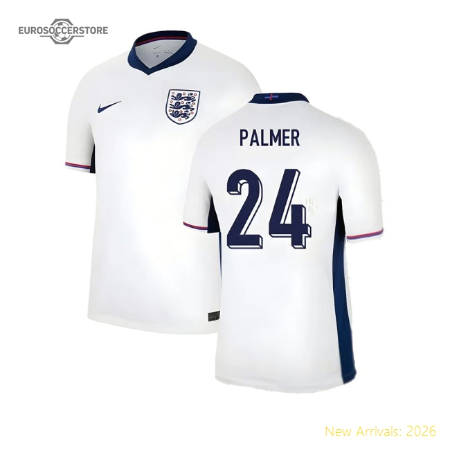 England 2024-2025 Home Shirt - Genuine Climalite Moisture-management