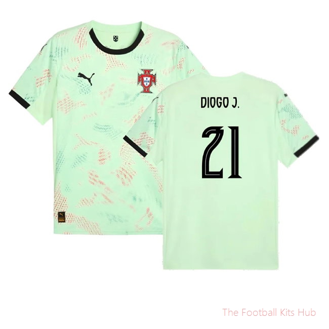 2025-2026 Portugal Womens Team Away Shirt (Unisex) (Diogo J. 21)