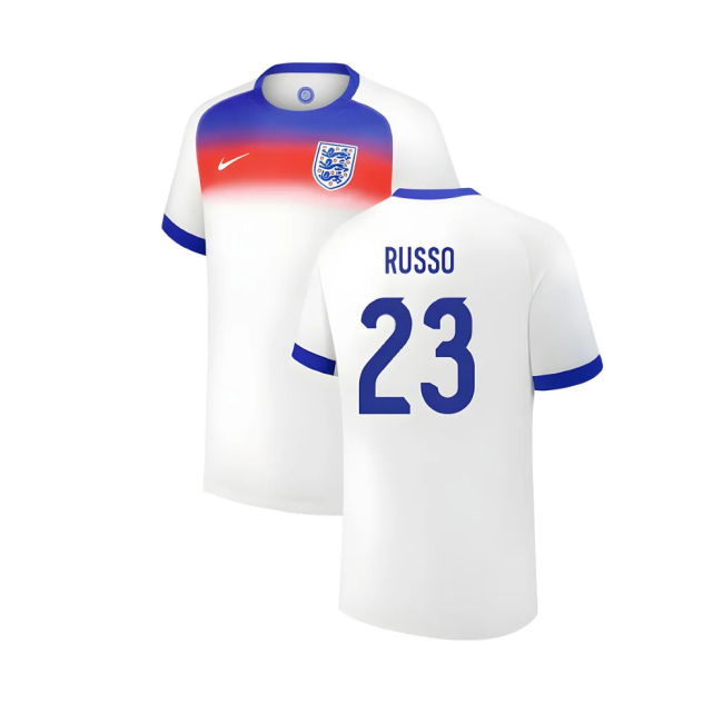 Womens RUSSO 23 Rare England Home Limited Shirt 2025-2026 (1)