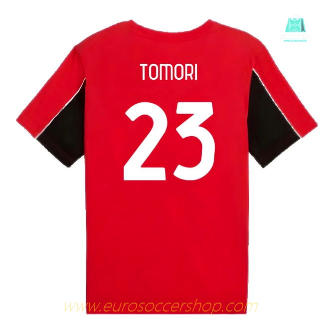 2024-2025 AC Milan FtblArchive Tee (Red) (Tomori 23)