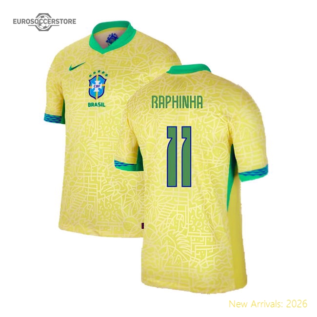 Football Brazil Jersey - Genuine Blend Construction Classic