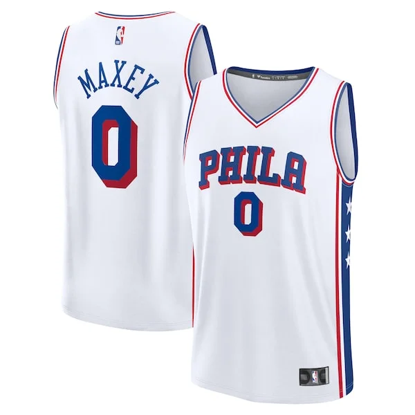 Top-Grade Tyrese Maxey PHI NBA Jersey - Reasonable Price