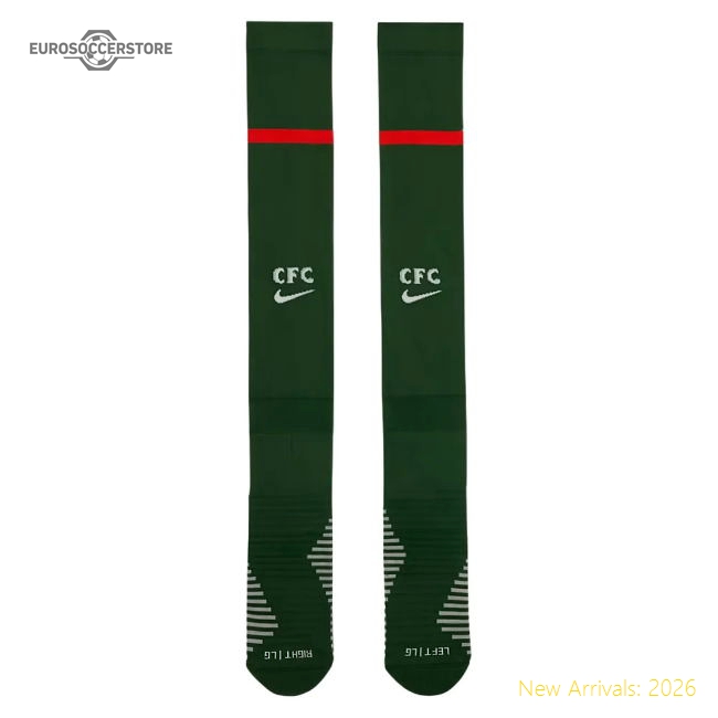2025-2026 Chelsea Away Socks (Bottle Green)