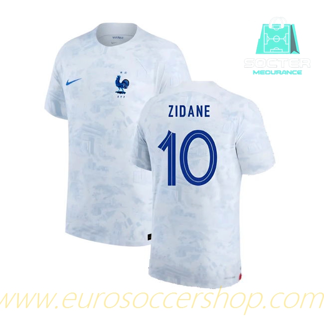 2022-2023 Les Bleus Away Football Shirt (Zidane 10)