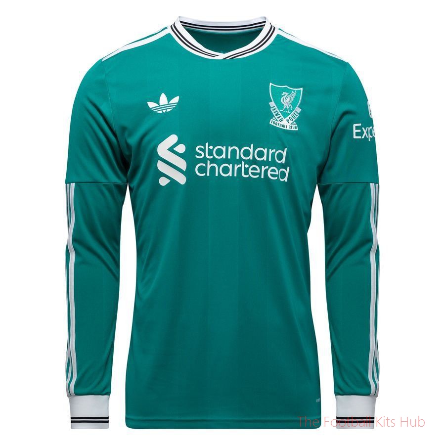 Liverpool 3rd Shirt 2025/26 Kids Long Sleeves