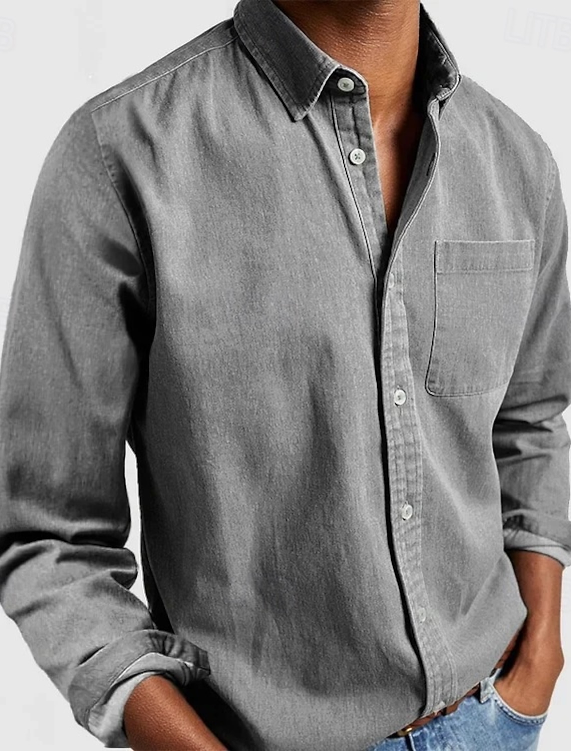 Men's Shirt Casual Shirt Button Up Shirt White Pink Red Sky Blue Green Short Sleeve Plain Lapel Casual Daily Front Pocket Clothing Apparel Elegant Fashion Casual